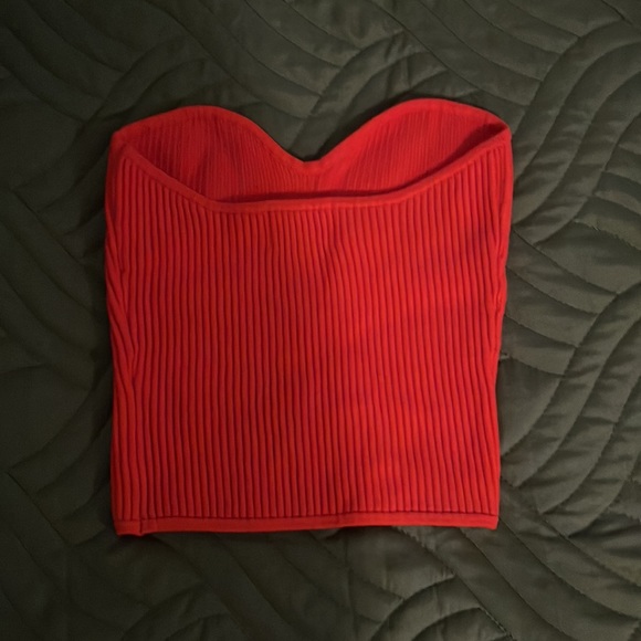 Heart Shaped Neckline Tube Top - Picture 2 of 3